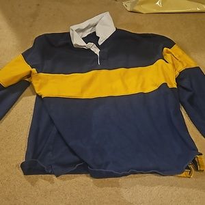 Orvis XL Blue and Yellow Polo